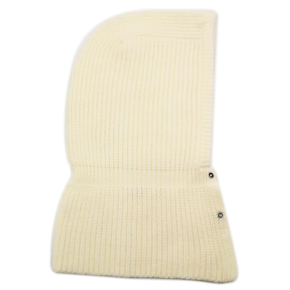 Do Everything In Love Knit Detached Hood - One Size Fits Most - 100% Acrylic - 2 Snap Button Closures view 2