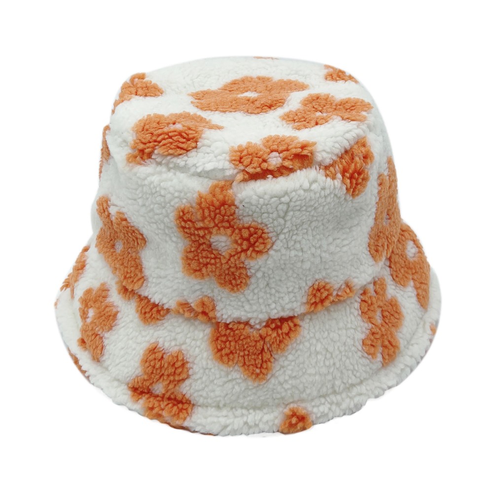Flower Bucket Hat - One Size Fits Most (Internal Adjustable Drawstring) - 100% Polyester view 4