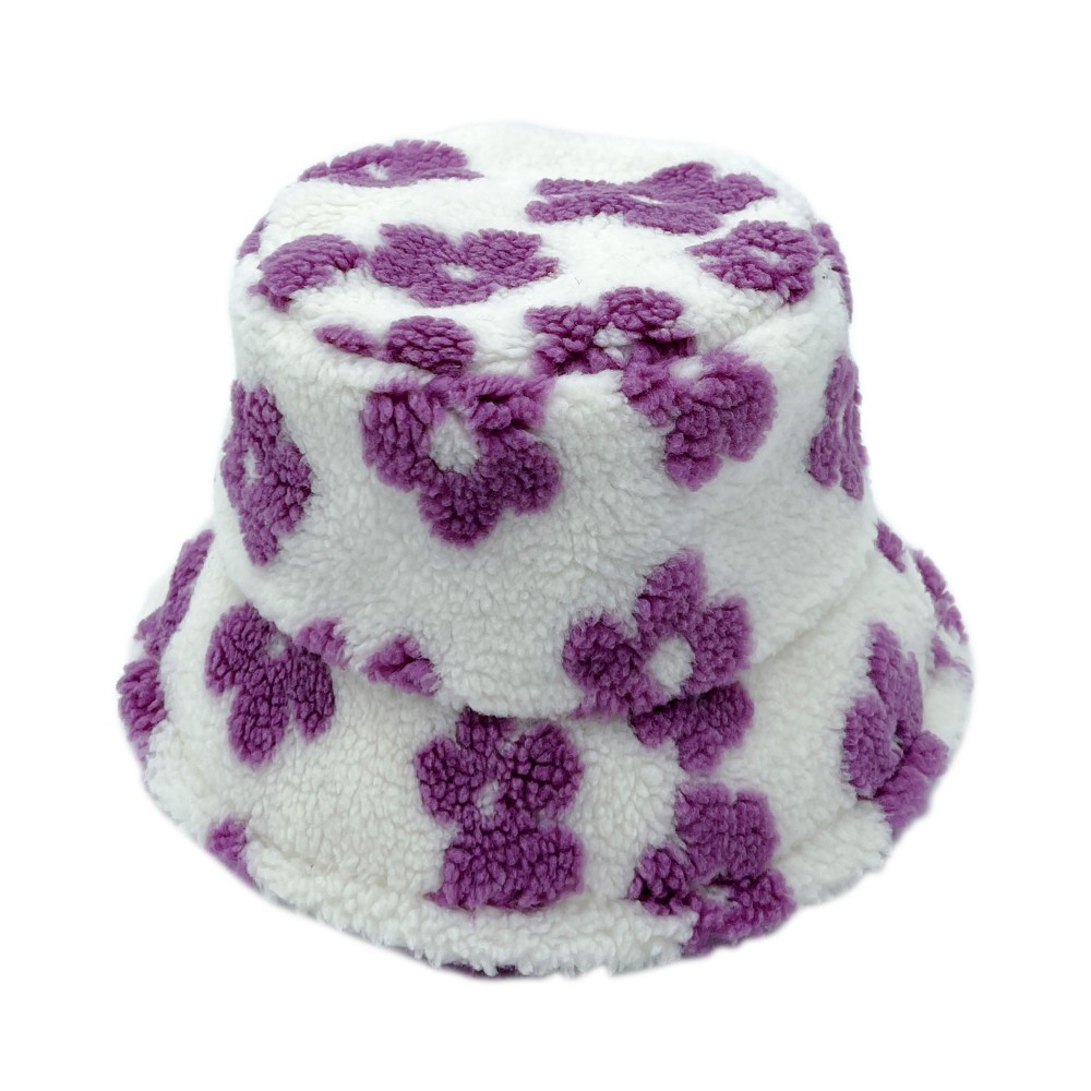 Flower Bucket Hat - One Size Fits Most (Internal Adjustable Drawstring) - 100% Polyester view 4