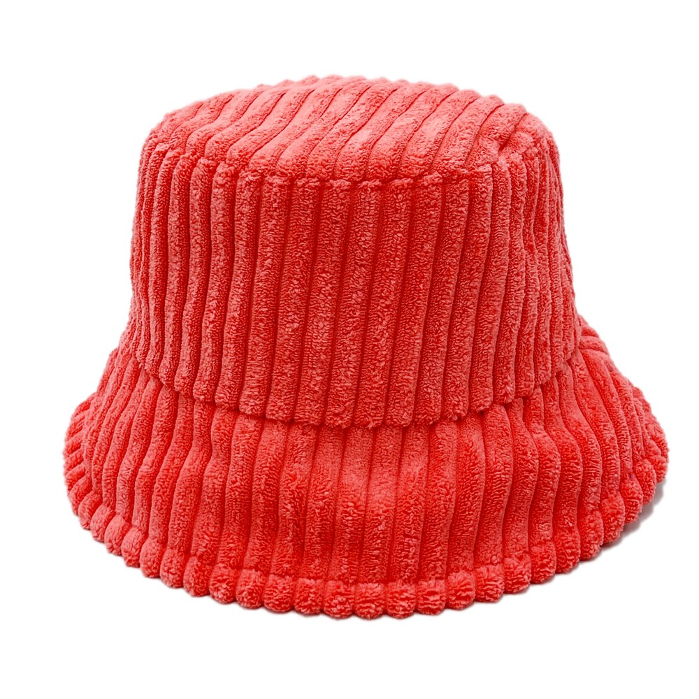 Do Everything In Love Solid Corduroy Bucket Hat - One Size - Lined/ Adjustable Drawstring - 100% Polyester view 6