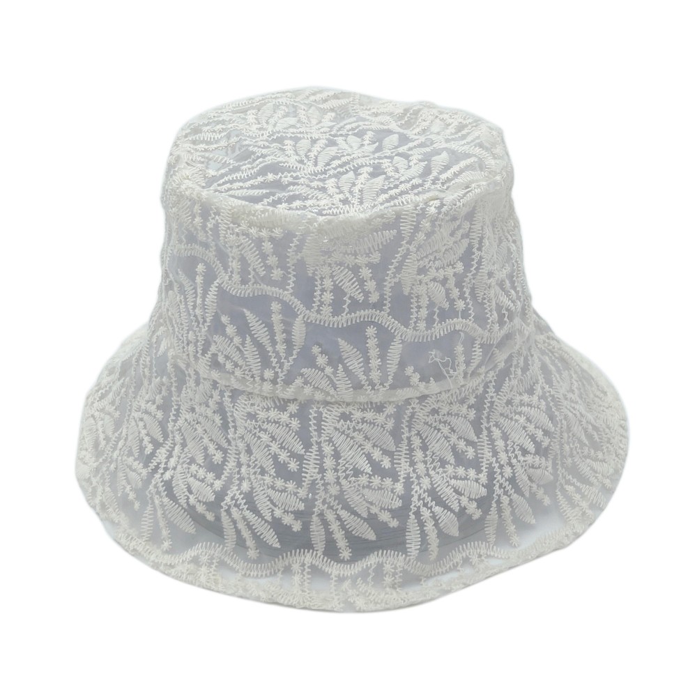 Do Everything In Love Lace Bucket Hat - One Size Fits Most (Drawstring Adjustable) - 100% Polyester view 4