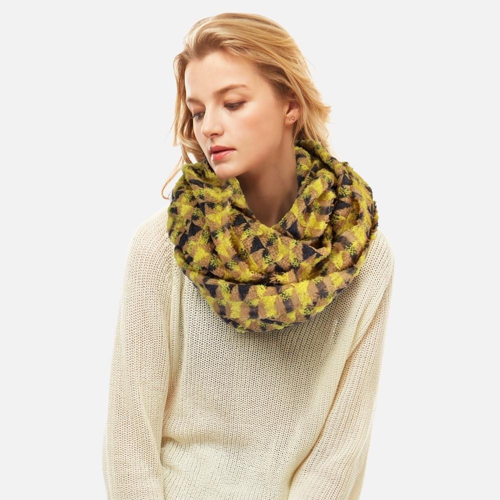 Light knit infinity scarf -One size fits most -100% Acrylic view 2