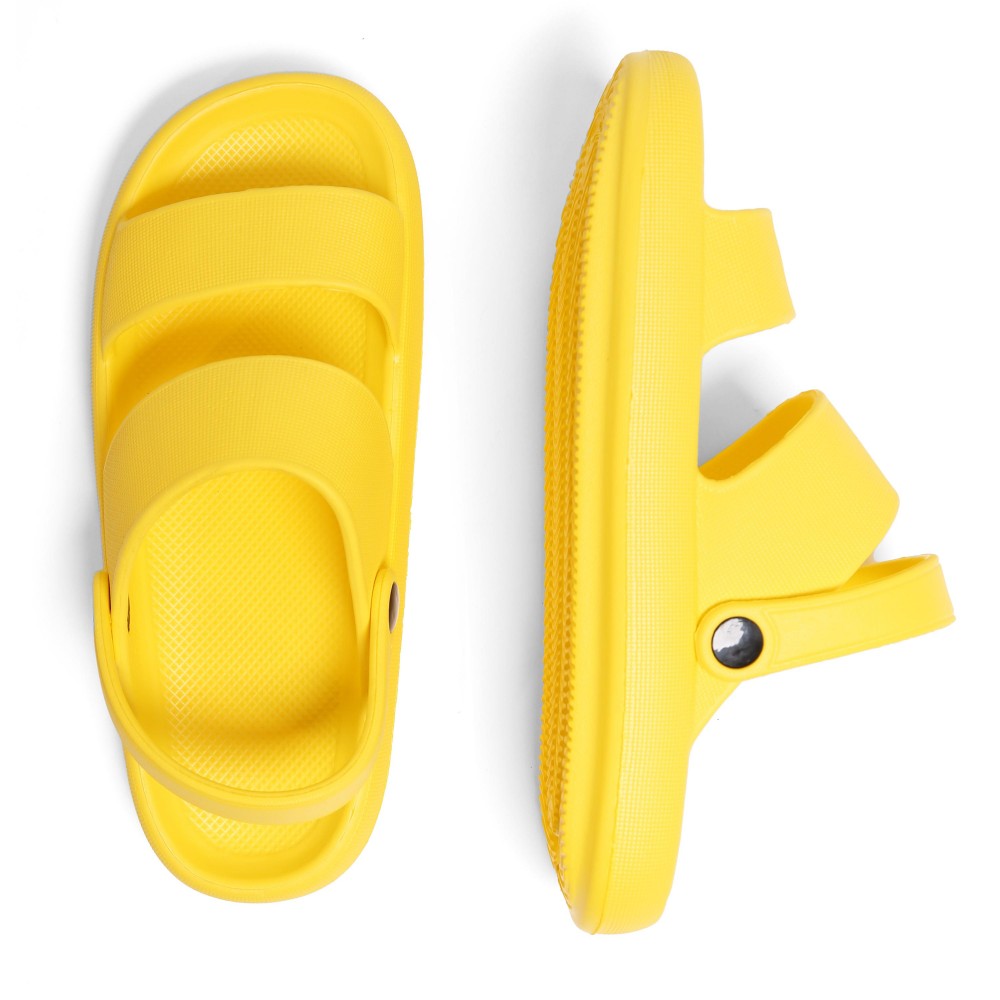 Unisex Cloud Sole Slide Sandals Featuring Pivoting Heel Straps - Non-slip And Quick Dry - Super Soft Thick Sole Reduces The Pressure of Walking - Size S/M fits US Women's 7-8 and Men's 6-7 - Size M/L fits US Women's 9-10 and Men's 8-9 - 100% EVA view 6