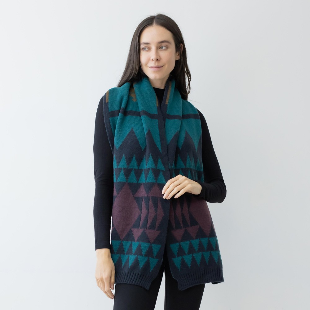 Super Soft Triangle Western Scarf - Approximately 70" L X 14" W - 100% Acrylic view 2