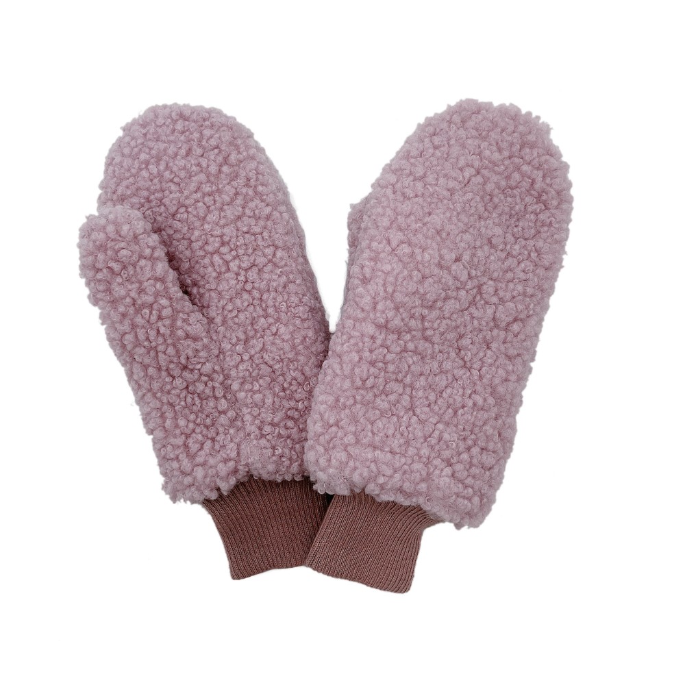 Do Everything In Love Solid Sherpa Mittens - One Size Fits Most - 100% Polyester view 4
