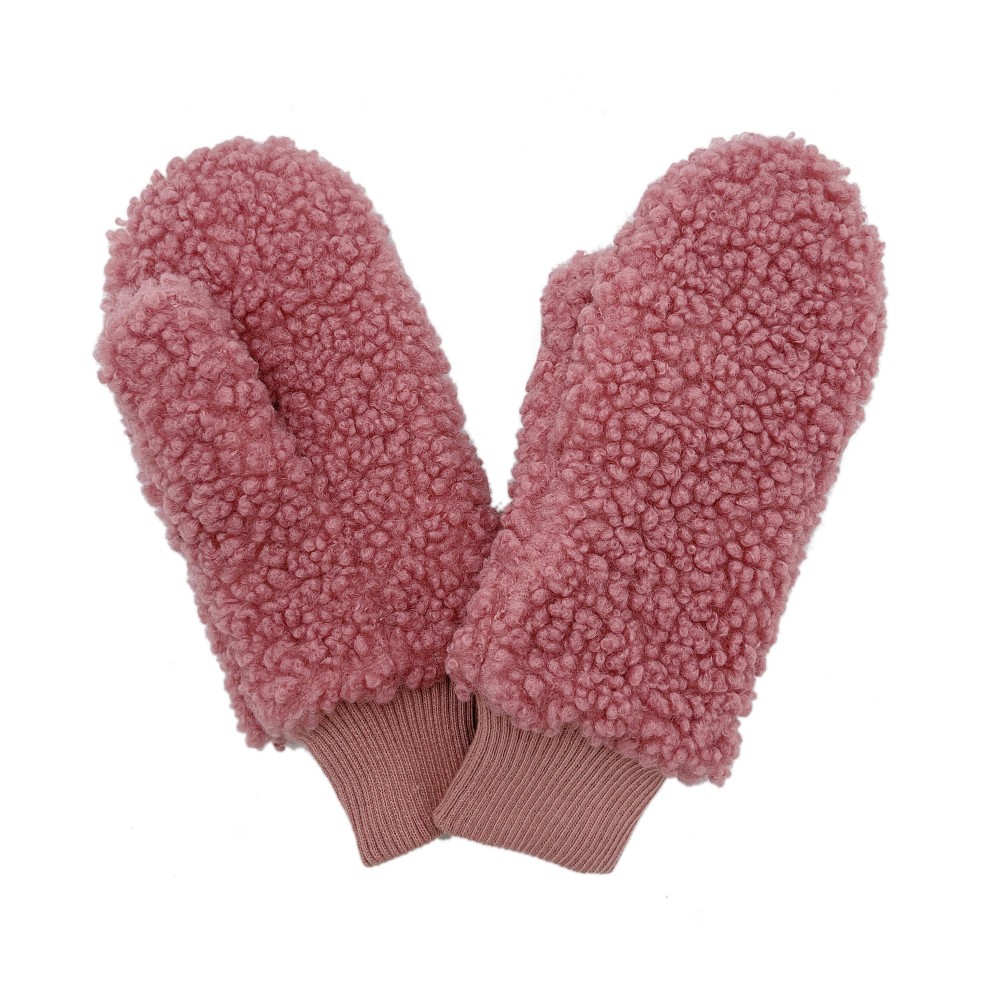 Do Everything In Love Solid Sherpa Mittens - One Size Fits Most - 100% Polyester view 4
