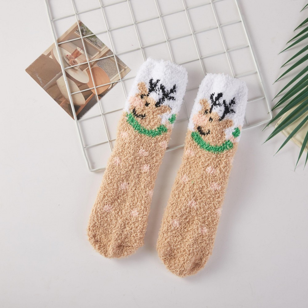 Microfiber Christmas Socks (6-Pack) - Women's Size 5-10 - 100% Microfiber Polyester view 4