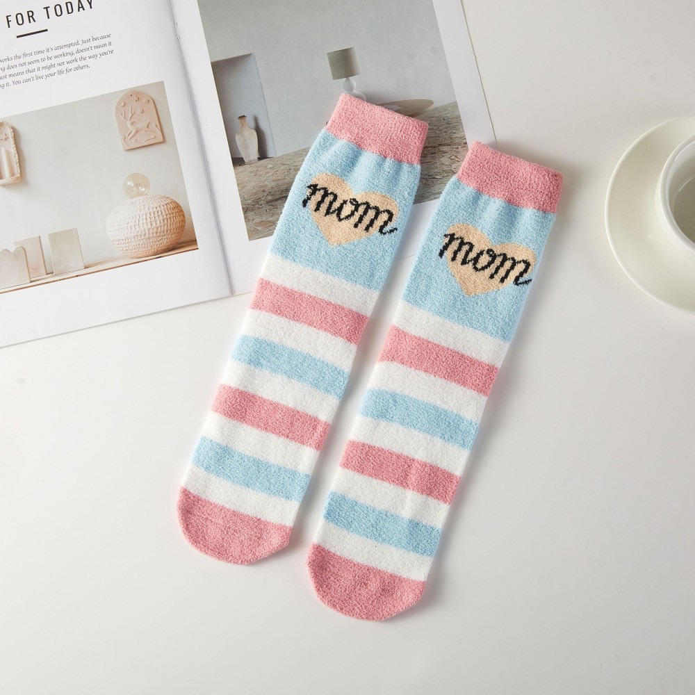 Microfiber Mother's Day Pattern Socks (3-Pack) - Gift Box Included - Women's Size 5-10 - 100% Microfiber Polyester view 6