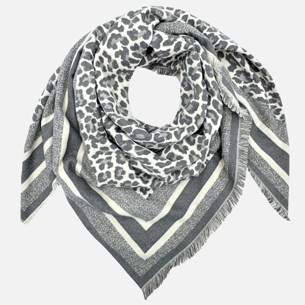 Do Everything In Love Leopard Print Scarf With Fringed Edge - 100% Polyester view 4