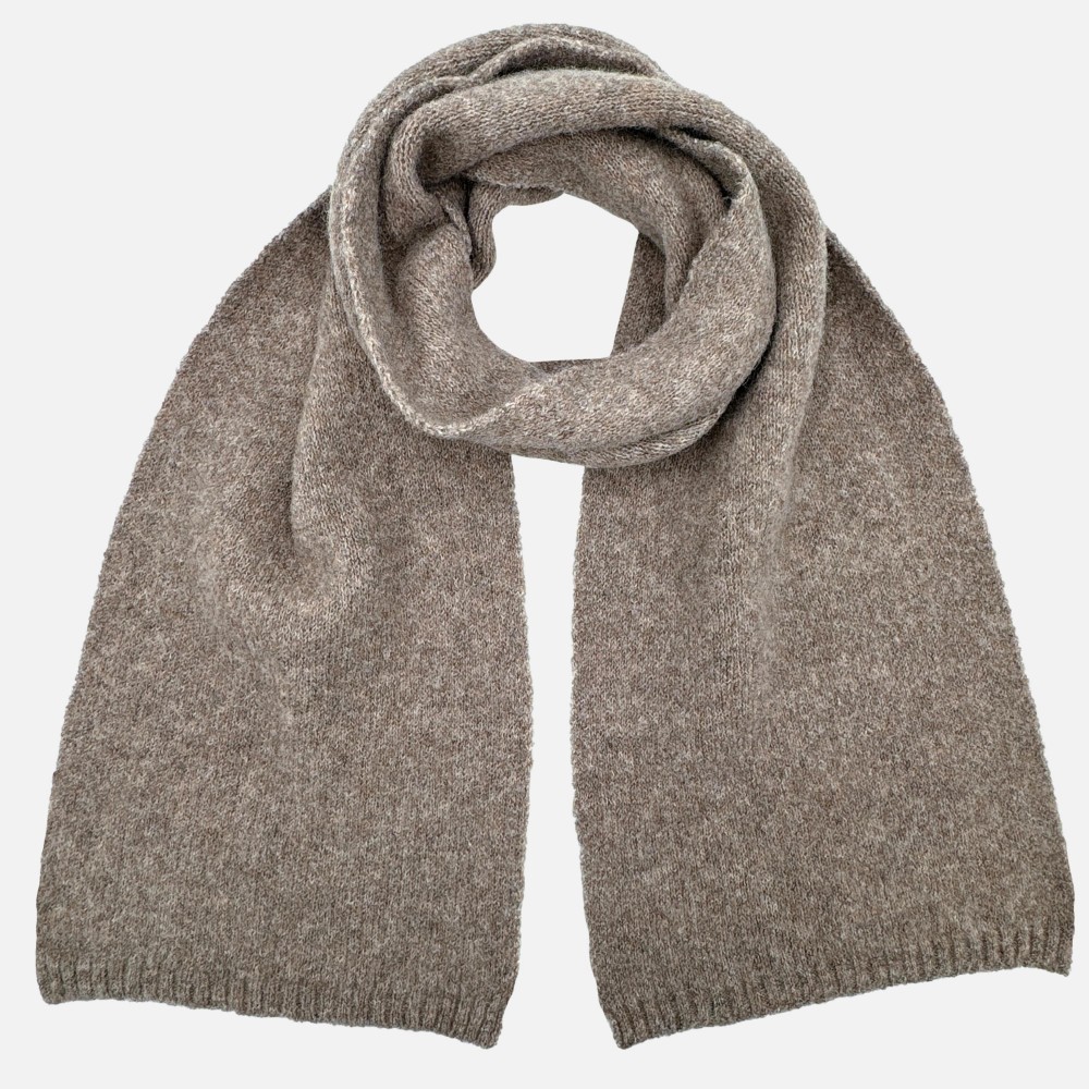 Do Everything In Love Fuzzy Knit Scarf -Approximately 62" L x 9" W - 100% Acrylic view 4
