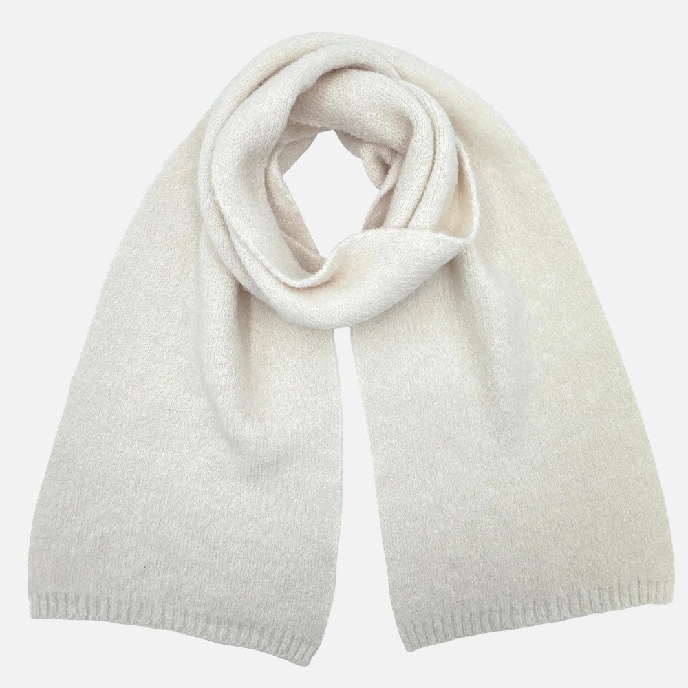 Do Everything In Love Fuzzy Knit Scarf -Approximately 62" L x 9" W - 100% Acrylic view 4