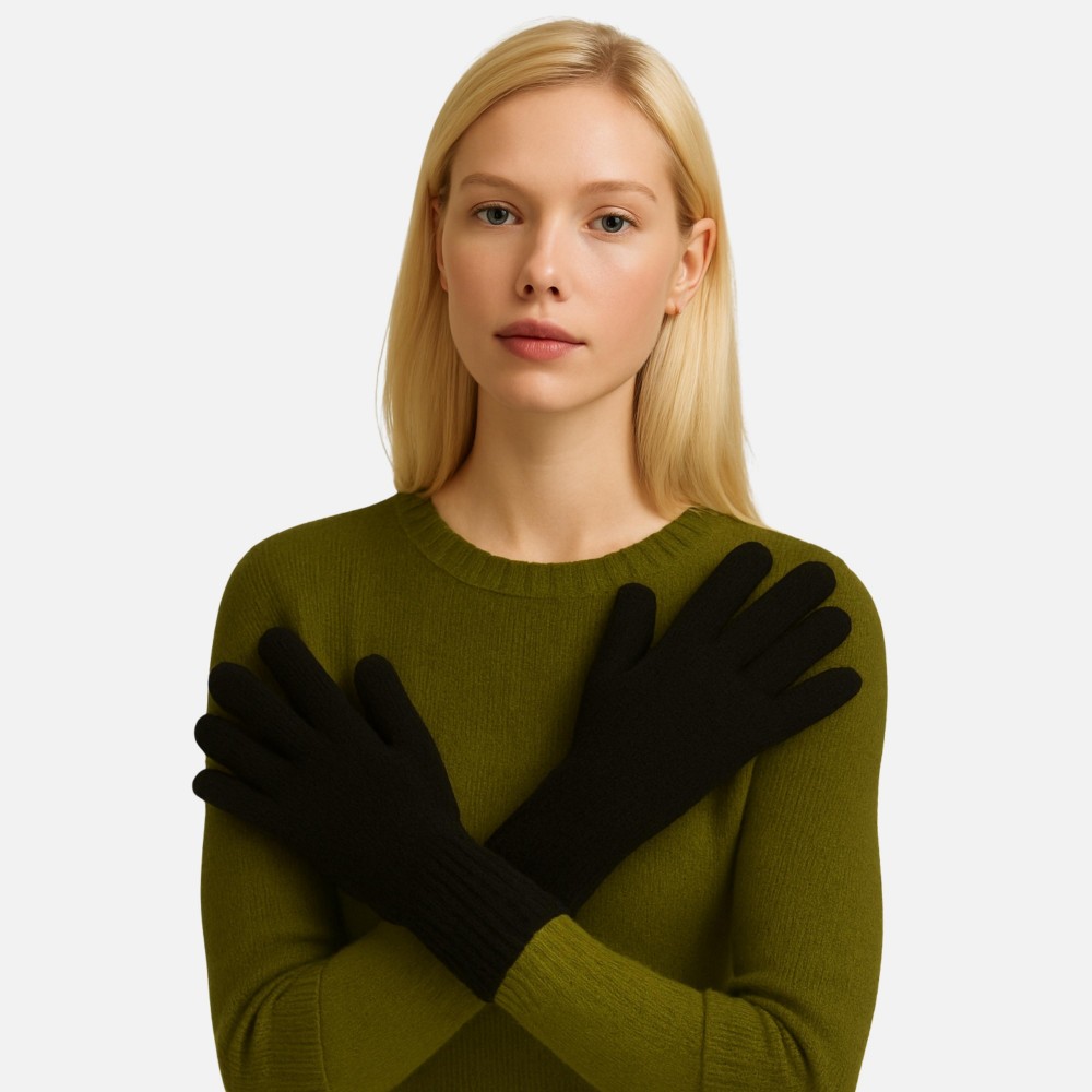 Do Everything In Love Mid Length Cable Knit Opera Gloves - One Size Fits Most - 100% Acrylic view 2