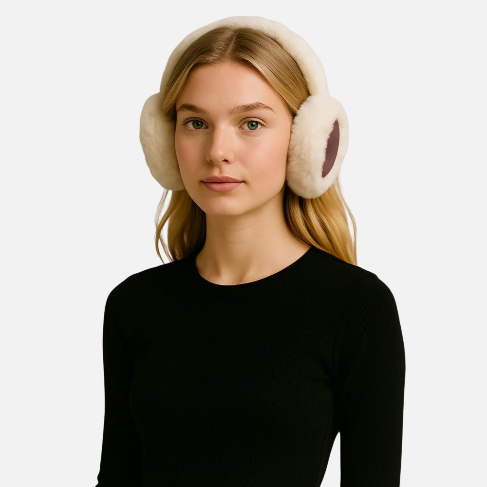 Do Everything In Love Faux Fur Earmuffs - One Size Fits Most - Foldable - 100% Polyester view 2