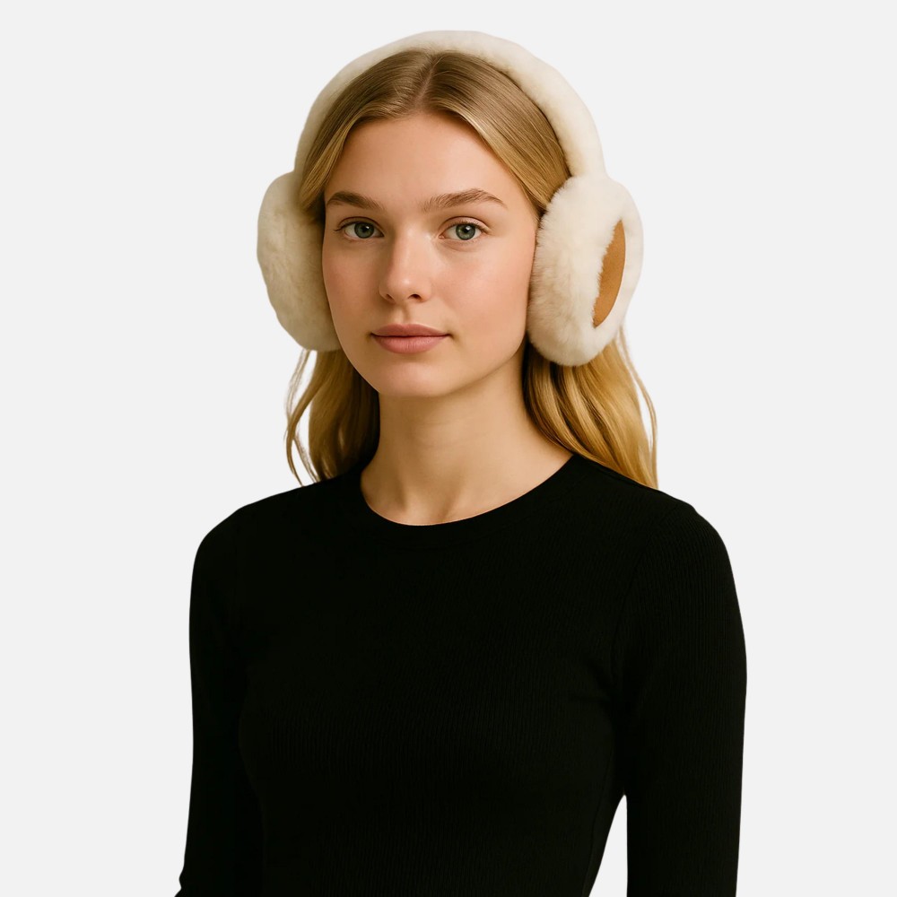Do Everything In Love Faux Fur Earmuffs - One Size Fits Most - Foldable - 100% Polyester view 2