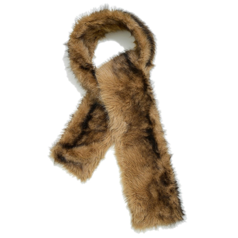 Faux Fur Scarf - One Size - 100% Polyester view 2