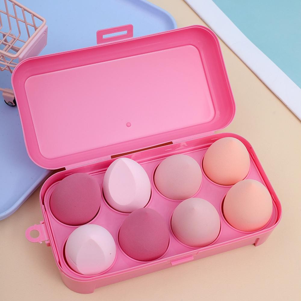 Set Of Eight Beauty Blenders - Multicolor - Case Included - Approximately 6.5" L view 2