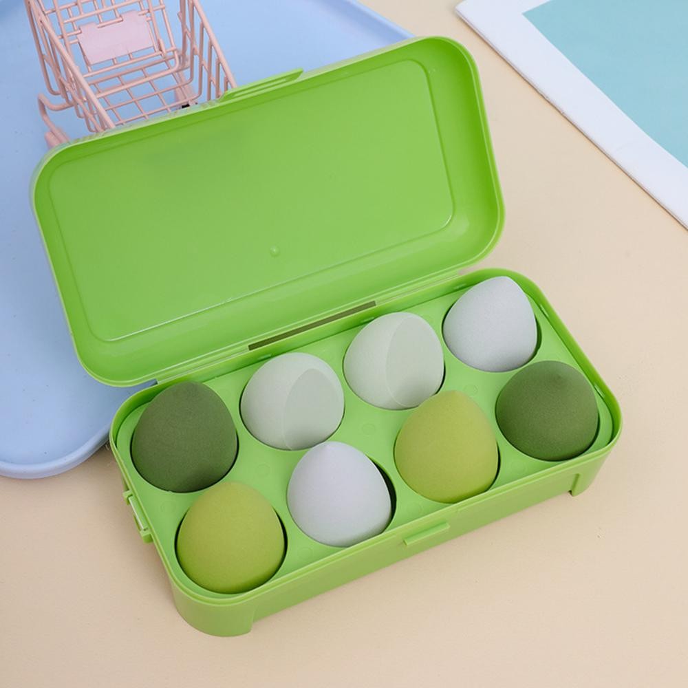 Set Of Eight Beauty Blenders - Multicolor - Case Included - Approximately 6.5" L view 2