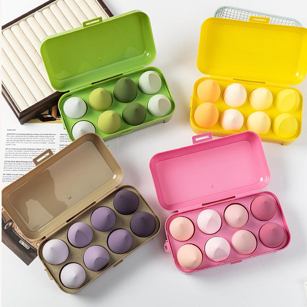 Set Of Eight Beauty Blenders - Multicolor - Case Included - Approximately 6.5" L view 4