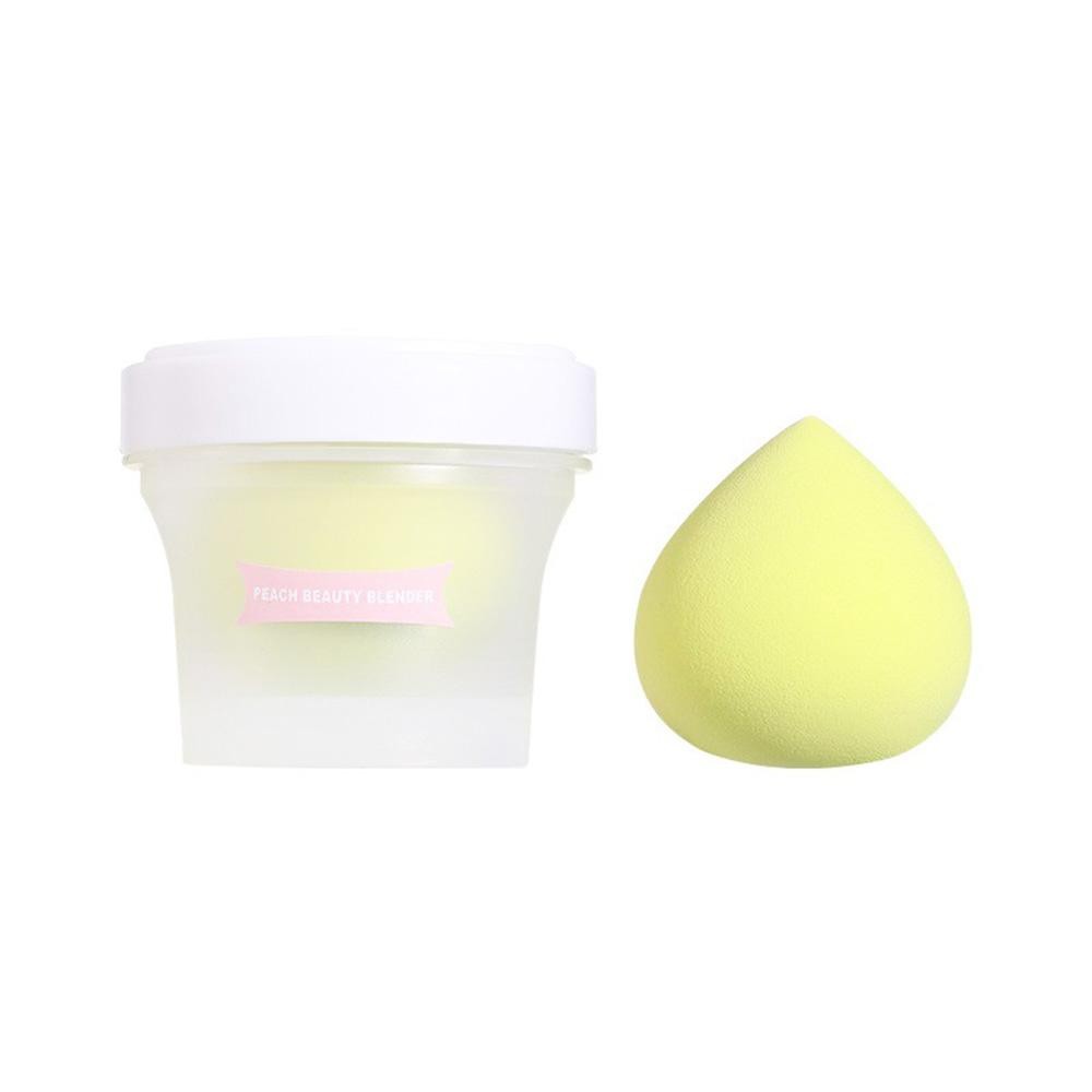 Portable Beauty Blender - Twist Cap Container Included - Approximately 2.25" L view 2