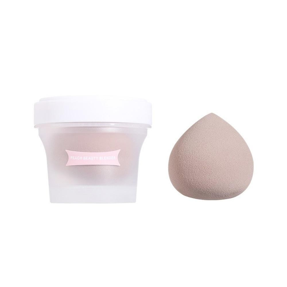 Portable Beauty Blender - Twist Cap Container Included - Approximately 2.25" L view 2