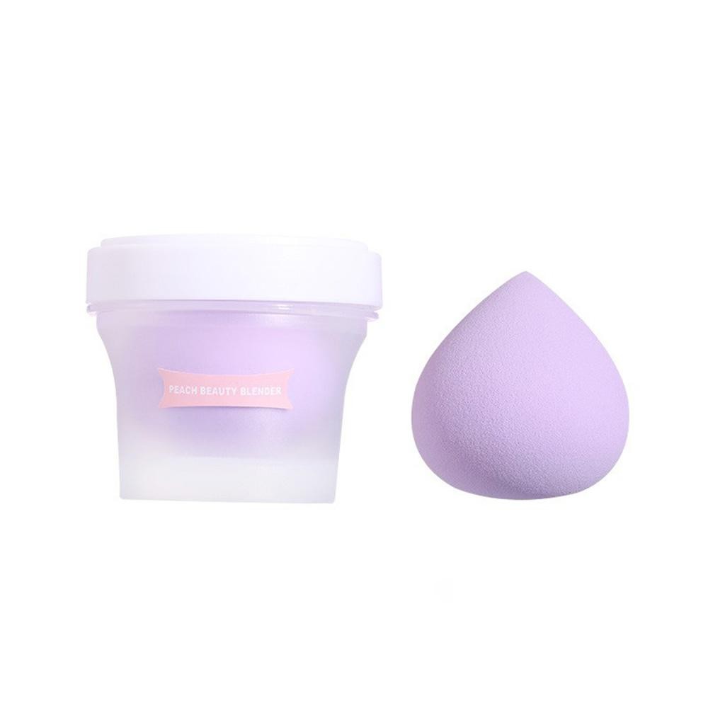 Portable Beauty Blender - Twist Cap Container Included - Approximately 2.25" L view 2