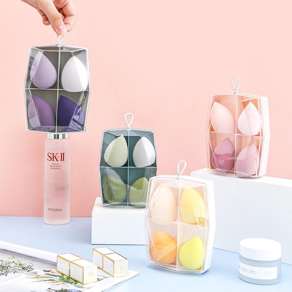 Set Of Four Beauty Blenders - Travel Cade Included - Approximately 6" T X 4" L view 4