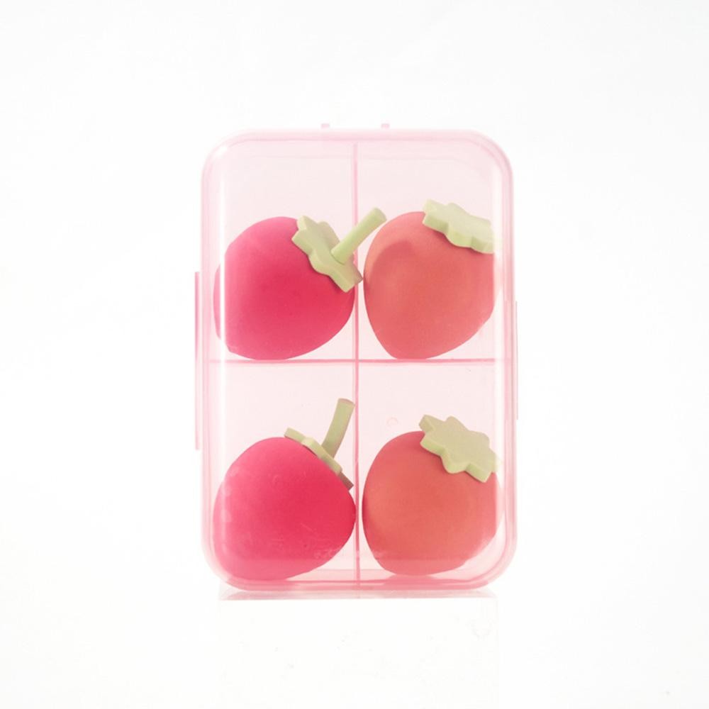 Set Of 4 Fruit Shape Beauty Blenders - Box Included - Approximately 5" L X 3" T X 2" D view 2