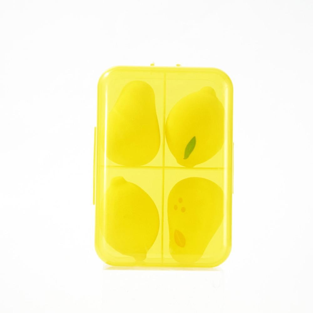 Set Of 4 Fruit Shape Beauty Blenders - Box Included - Approximately 5" L X 3" T X 2" D view 2