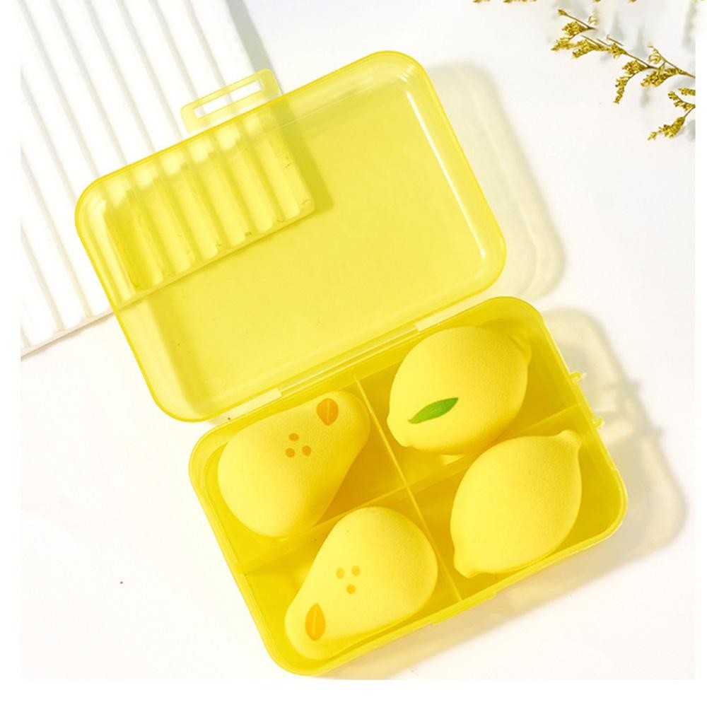 Set Of 4 Fruit Shape Beauty Blenders - Box Included - Approximately 5" L X 3" T X 2" D view 4
