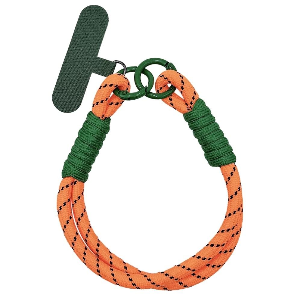 Do Everything In Love Layered Multi Color Rope Phone Carrier - Two O Ring Clasps - Approximately 12" L view 2