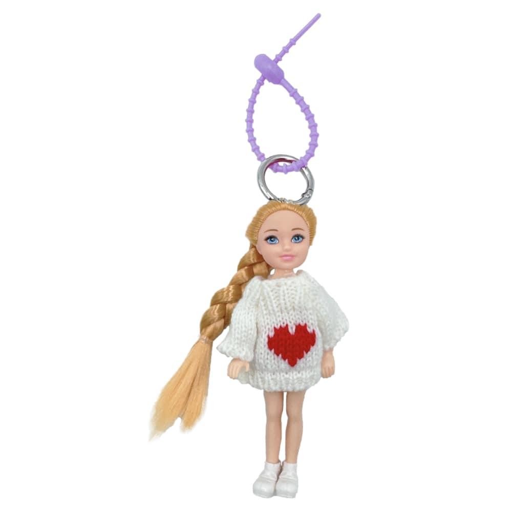 Do Everything In Love Doll Key Ring - Approximately 5.5" L - 100% Polyester view 2