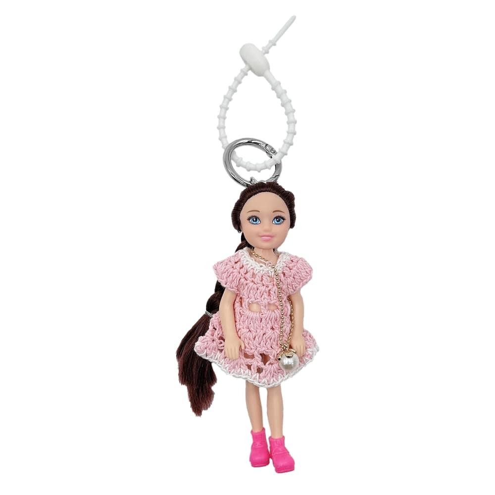 Do Everything In Love Doll Key Ring - Approximately 5.5" L - 100% Polyester view 2