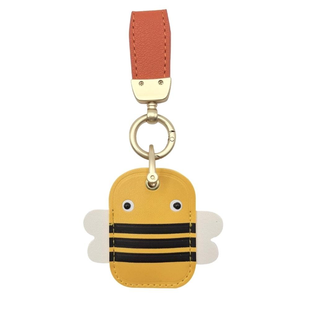 Do Everything In Love Vegan Leather Bee Key Ring - O Ring Clasp - Approximately 6.5" L view 2