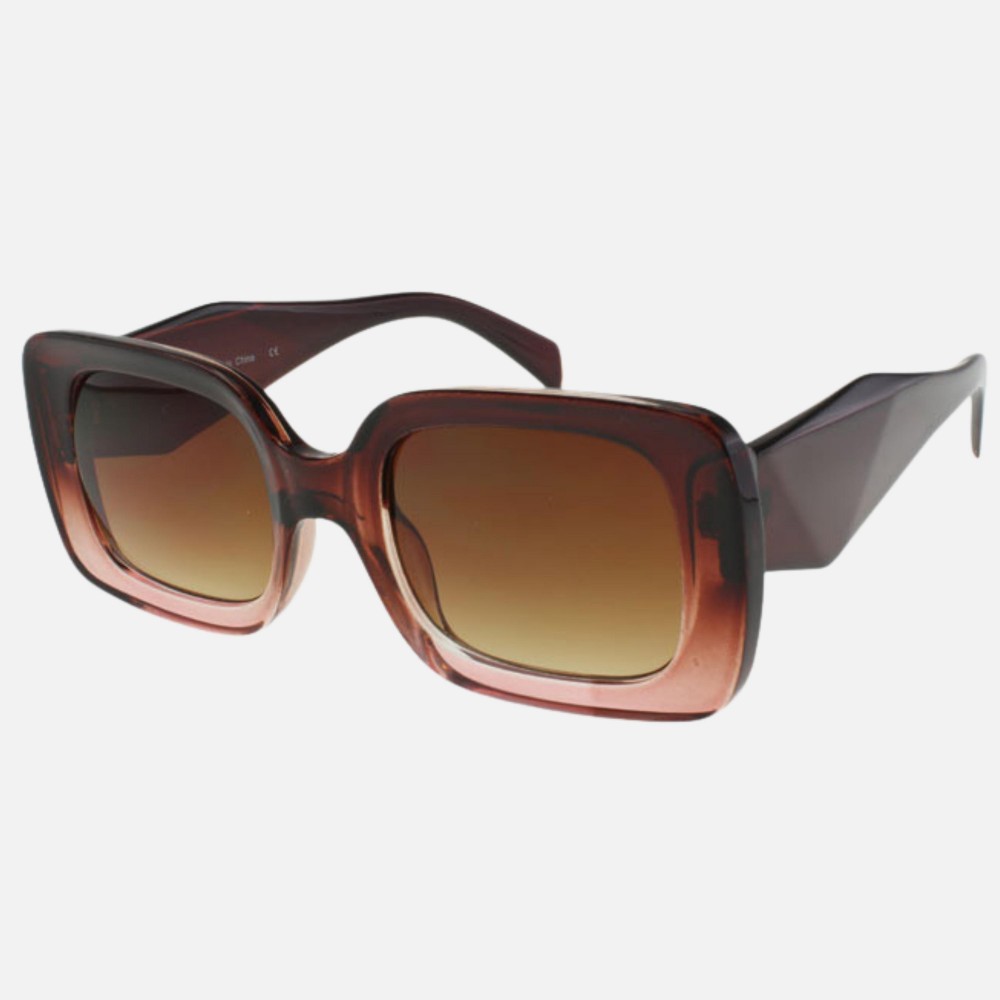 Square Geometric Sunglasses (12-Pack) - Frame Material: Plastic - Lens Material: Polycarbonate - Lens Width: 50 mm - Bridge Width: 24 mm - Temple Length: 142 mm - UV400 Sun Protection - One Size Fits Most - One Dozen Assorted Colors view 2