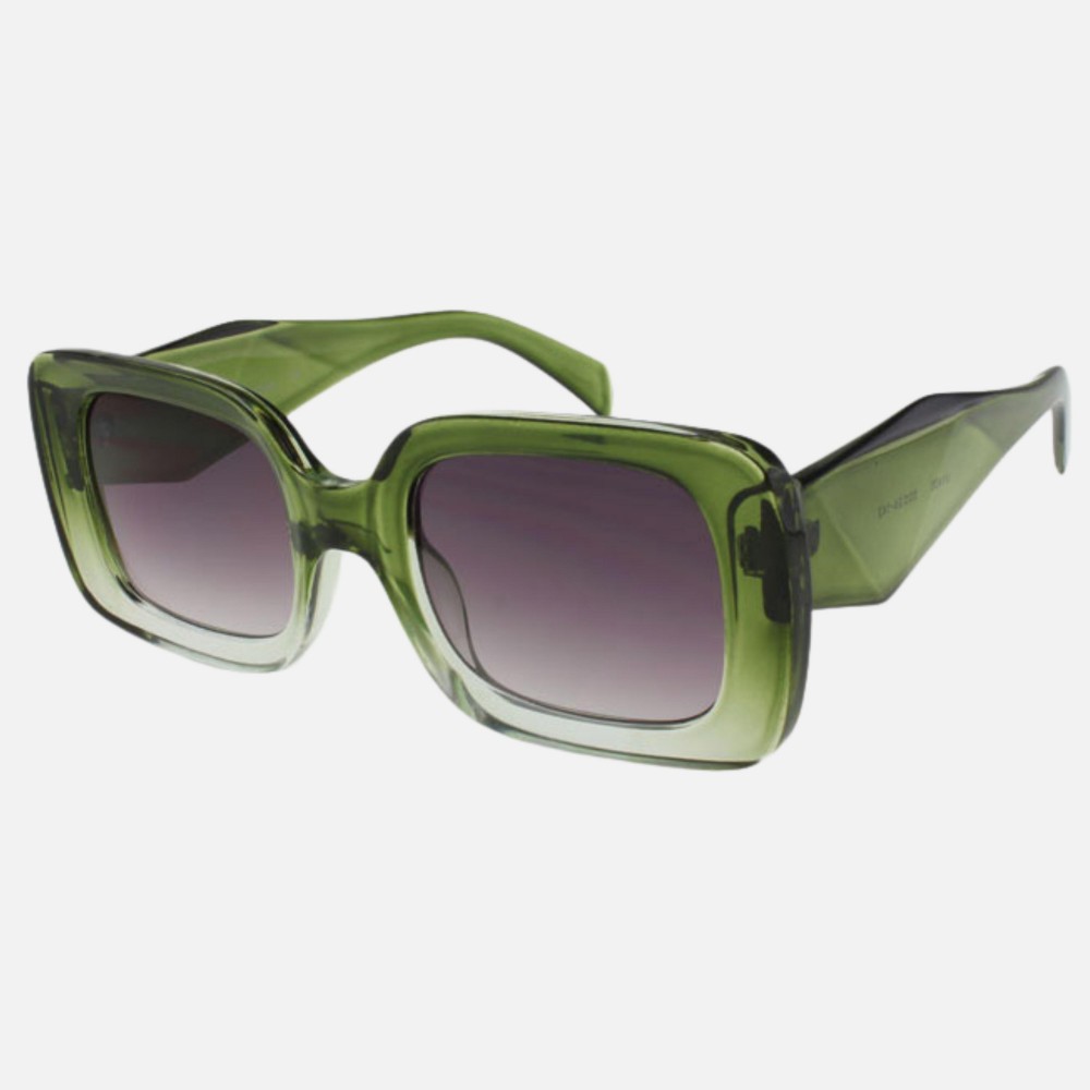 Square Geometric Sunglasses (12-Pack) - Frame Material: Plastic - Lens Material: Polycarbonate - Lens Width: 50 mm - Bridge Width: 24 mm - Temple Length: 142 mm - UV400 Sun Protection - One Size Fits Most - One Dozen Assorted Colors view 6