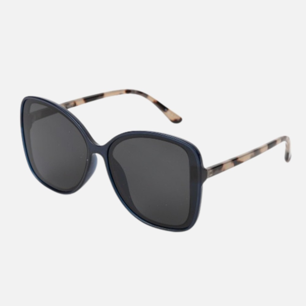 Oversize Rounded Square Sunglasses (12-Pack) - Assorted Colors - UVA - UVB 400 Protection - Anti-Scratch Lenses Material: - Face: Plastic - Legs: Plastic view 2