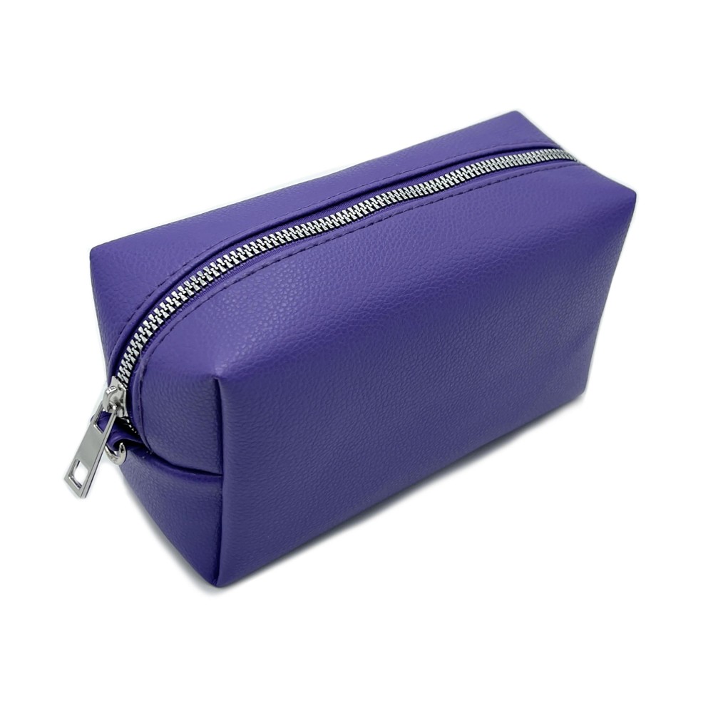 Faux Leather Solid - Fully Lined - Spot Clean Only - 100% Polyurethane - Zipper Closure - Has Anchors For Shoulder Strap - Approximately 7.8" W X 4.7" H *Strap As Shown Sold Separately view 4