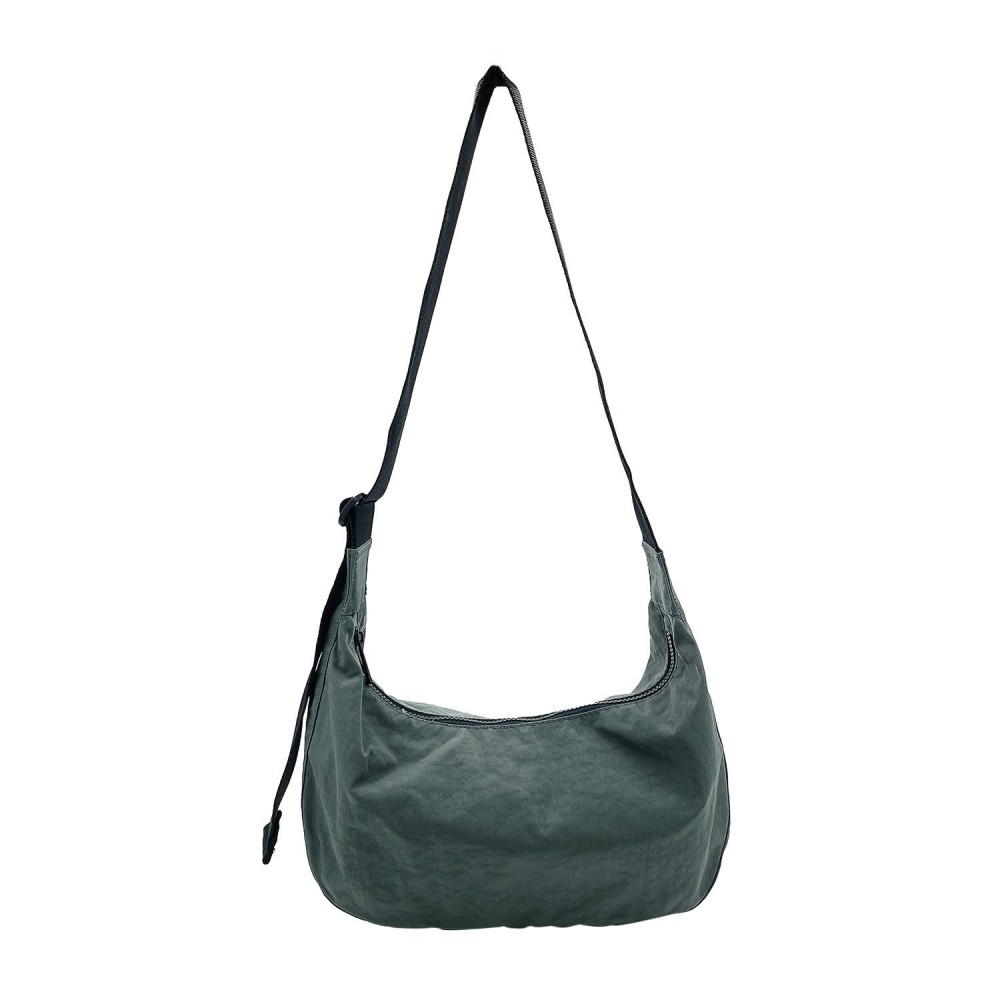 Do Everything In Love Water Resistant Crossbody Bag With Adjustable Strap - Full Zipper Closure - Lined Body With One Zipper Pocket - Adjustable Strap 20" L - Body Approximately 14" W X 8" T X 4" D - Material : Shell: 100% Nylon Lining: 100% Polyester view 6