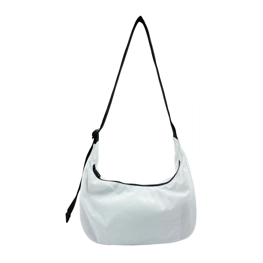 Do Everything In Love Water Resistant Crossbody Bag With Adjustable Strap - Full Zipper Closure - Lined Body With One Zipper Pocket - Adjustable Strap 20" L - Body Approximately 14" W X 8" T X 4" D - Material : Shell: 100% Nylon Lining: 100% Polyester view 4