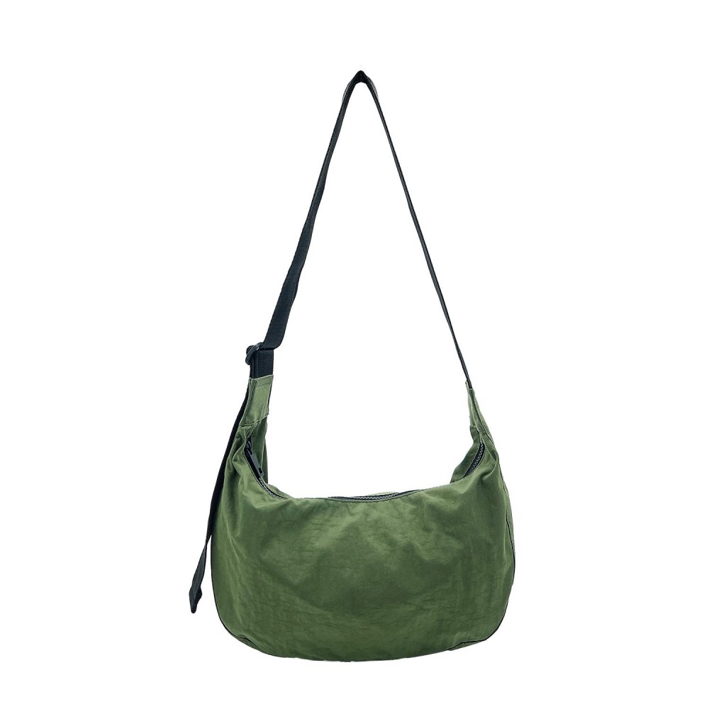 Do Everything In Love Water Resistant Crossbody Bag With Adjustable Strap - Full Zipper Closure - Lined Body With One Zipper Pocket - Adjustable Strap 20" L - Body Approximately 14" W X 8" T X 4" D - Material : Shell: 100% Nylon Lining: 100% Polyester view 6
